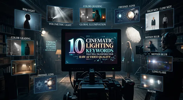 10 Cinematic Lighting Keywords That Will Transform Your Raw AI Video Quality