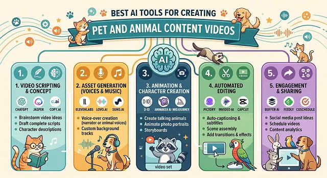 Best AI Tools for Creating Pet and Animal Content Videos