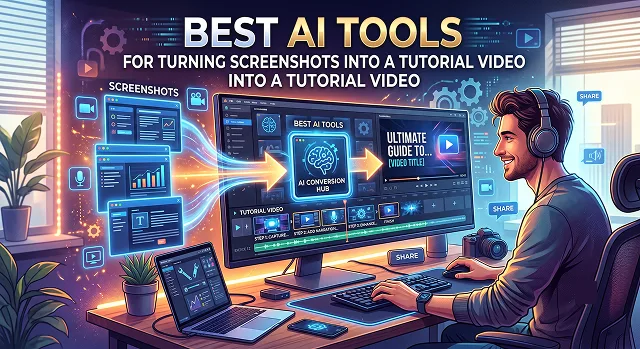 Best AI Tools for Turning Screenshots Into a Tutorial Video