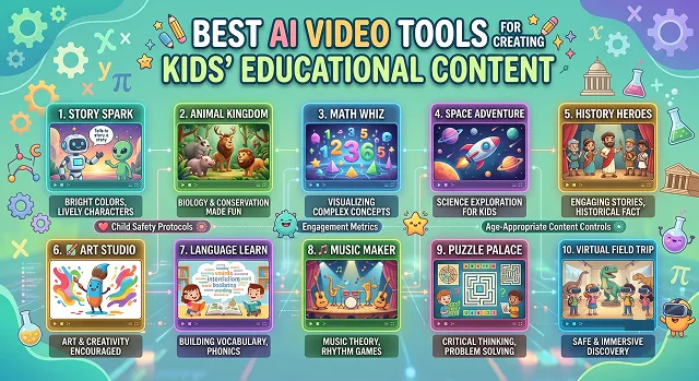 Best AI Video Tools for Creating Kids' Educational Content