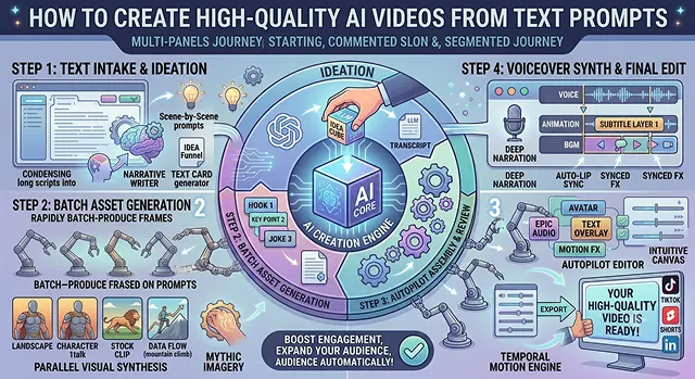 How to Create High-Quality AI Videos From Text Prompts