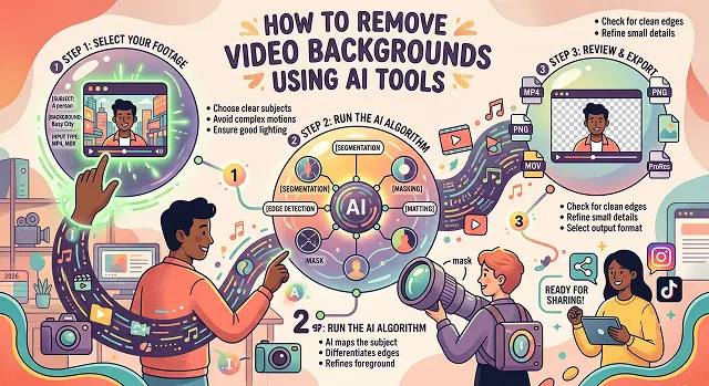 How to Remove Video Backgrounds Using AI Tools