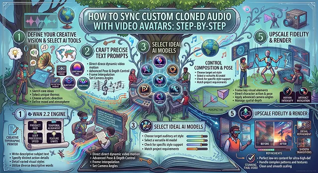 How to Sync Custom Cloned Audio With Video Avatars: Step-by-Step