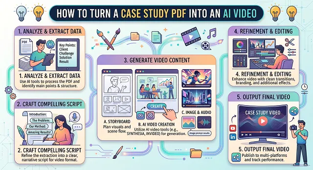 How to Turn a Case Study PDF Into an AI Video