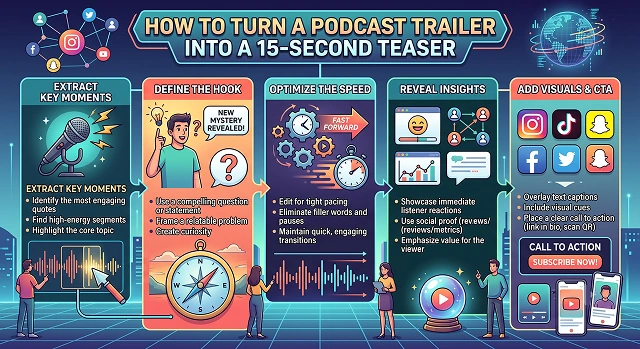 How to Turn a Podcast Trailer Into a 15-Second Teaser