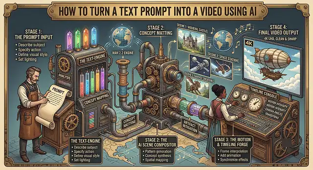 How to Turn a Text Prompt into a Video Using AI
