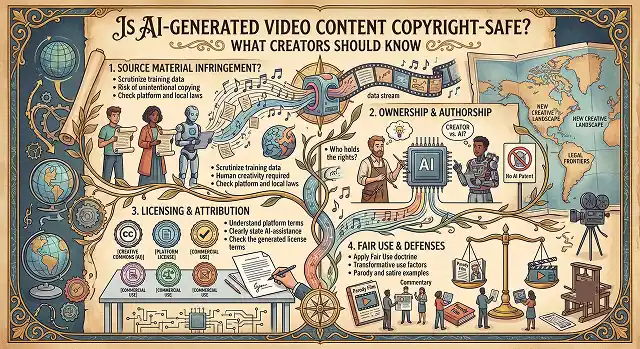 Is AI-Generated Video Content Copyright-Safe? What Creators Should Know