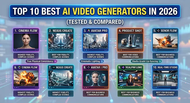 Top 10 Best AI Video Generators in 2026