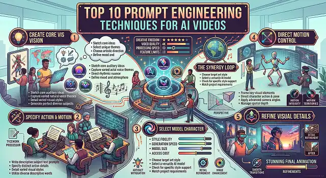 Top 10 Prompt Engineering Techniques for AI Videos