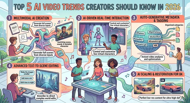 Top 5 AI Video Trends Creators Should Know in 2026
