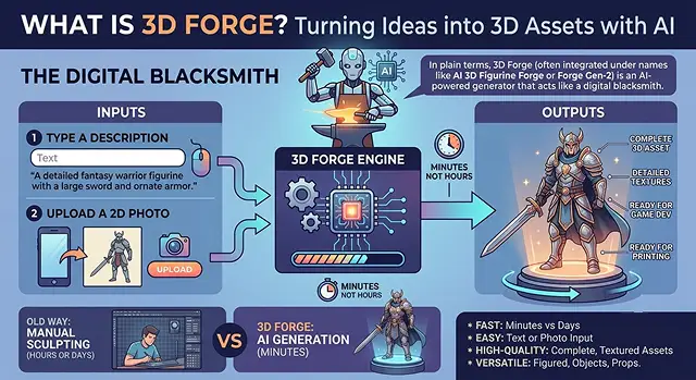 What Is 3D Forge? Turning Ideas into 3D Assets with AI